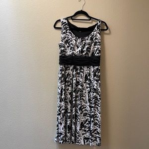 Tribal pattern midi dress